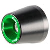 ALUMINIUM / METAL HANDLEBAR BALANCERS (PAIR) - GREEN