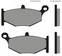 BR3131 - Brake pads - Organic