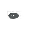 Plaque for front Indicator Kawasaki Z900 (19)