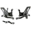 Adjustable Rear Sets With Fixed Foot Pegs - TRACK USE - Kawasaki ZX4RR (2024-), ZX25R (2023-2024)