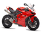 DUCATI PANIGALE V4 - V4 S Full Exhaust System 4-2, Titanium, with Titanium S1-GP Mufflers