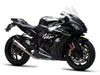 KAWASAKI NINJA ZX-10R (2016 - 2020) - S1 Muffler, Titanium, with Carbon fiber end cap, with de-cat link pipe