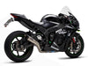 KAWASAKI NINJA ZX-10R (2016 - 2020) - S1 Muffler, Titanium, with Carbon fiber end cap, with de-cat link pipe