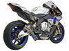 YAMAHA YZF R1 (2015 - 2016) - R1M YAMAHA YZF R1 (2017 - 2019) - R1M YAMAHA YZF R1 (2020) - R1M CR-T Muffler, with de-cat link, high position