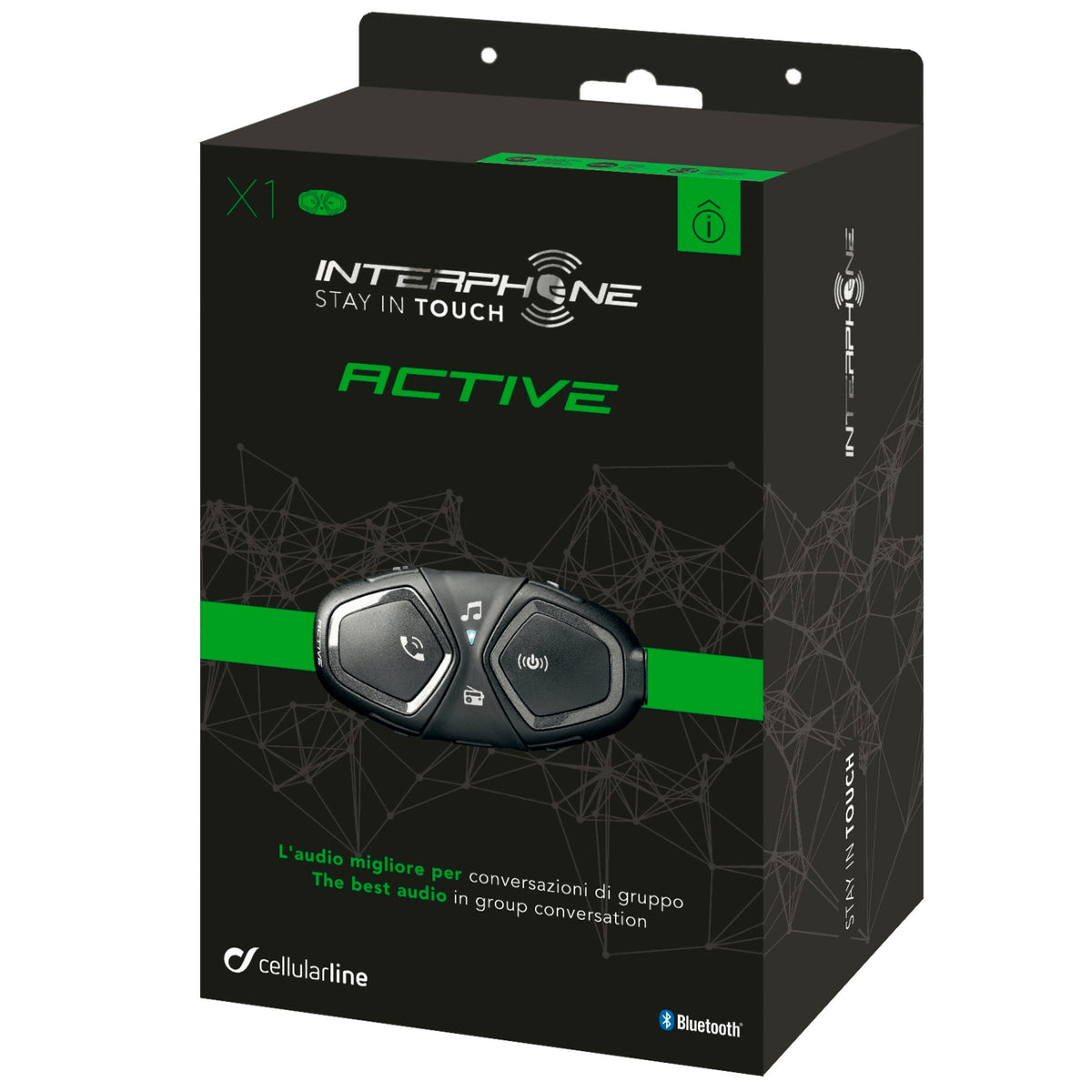 Interphone Bluetooth Headset Active Twin Pack
