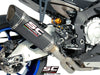 YAMAHA YZF R1 (2015 - 2016) - R1M YAMAHA YZF R1 (2017 - 2019) - R1M YAMAHA YZF R1 (2020) - R1M SC1-R Muffler, with de-cat link