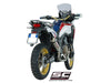 HONDA-CRF1000L AFRICA TWIN (2016 - 2019) - ADVENTURE-Full Exhaust System 2-1, with GP Muffler, Titanium