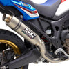 HONDA-CRF1000L AFRICA TWIN (2016 - 2019) - ADVENTURE-Full Exhaust System 2-1, with GP Muffler, Titanium