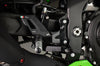 Adjustable Rear Sets With Fixed Foot Pegs - TRACK USE - Kawasaki ZX4RR (2024-), ZX25R (2023-2024)