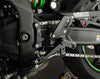 Adjustable Rear Sets With Fixed Foot Pegs - TRACK USE - Kawasaki ZX4RR (2024-), ZX25R (2023-2024)