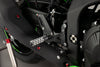 Adjustable Rear Sets With Fixed Foot Pegs - TRACK USE - Kawasaki ZX4RR (2024-), ZX25R (2023-2024)