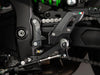Adjustable Rear Sets With Fixed Foot Pegs - TRACK USE - Kawasaki ZX4RR (2024-), ZX25R (2023-2024)