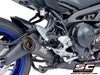 YAMAHA TRACER 900 (2017 - 2020) - GT Full Exhaust System 3-1, stainless Steel, with S1 Muffler, matt black painted